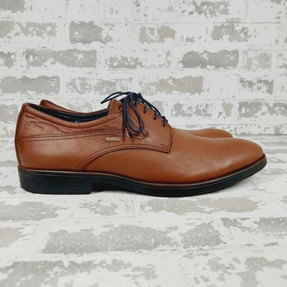 Sioux Tex Brown Leather Comfort Formal Lace-Up Shoes V464 - Picture 5 of 12